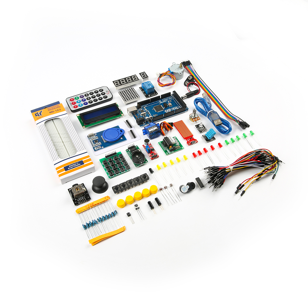 Набор Arduino Mega 2560 с логотипом в пластиковой коробке